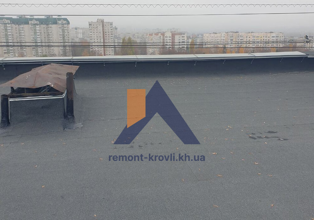 Капитальный ремонт кровли многоэтажного дома на Салтовке, Харьков